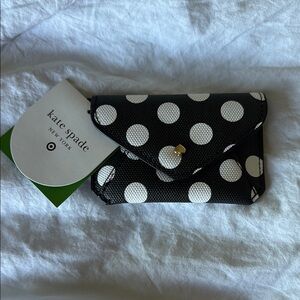 Kate Spade Black and White Polka Dot Wallet